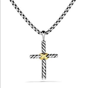 David Yurman petite cross necklace